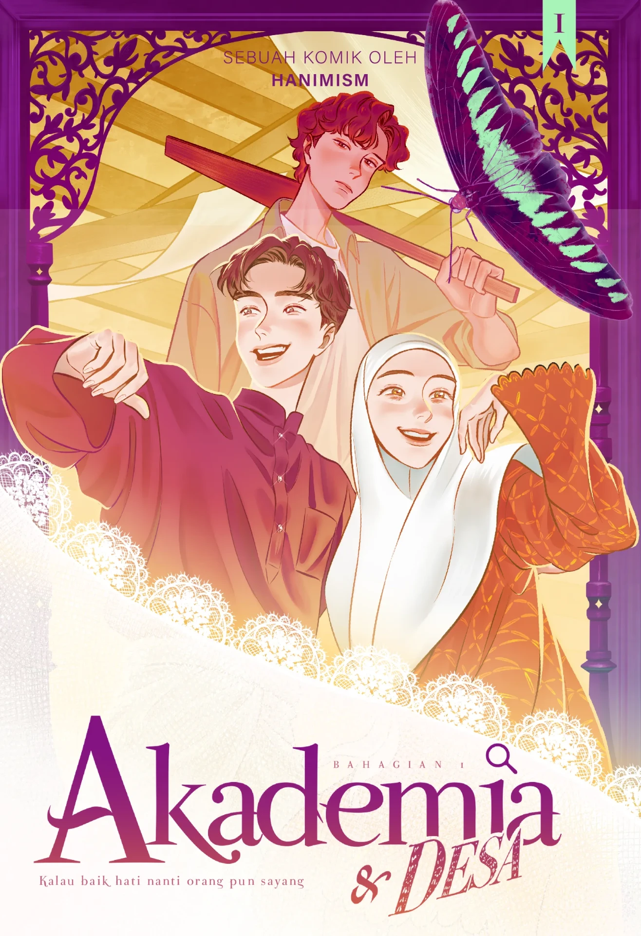 Kulit buku AKADEMIA & DESA BHG 1